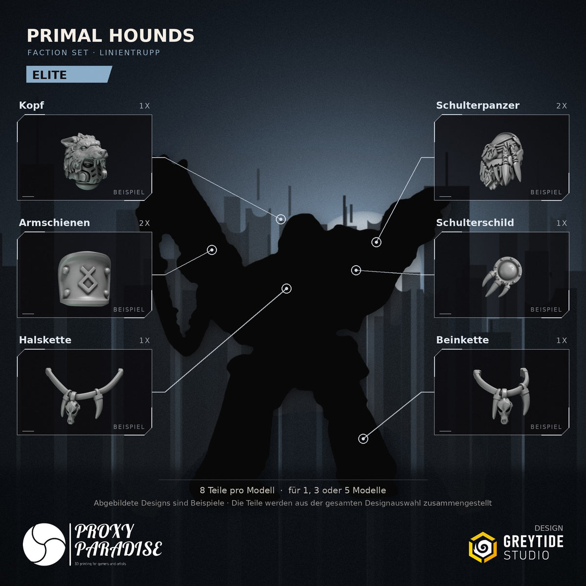 Primal Hounds Faction Set - Linientrupp
