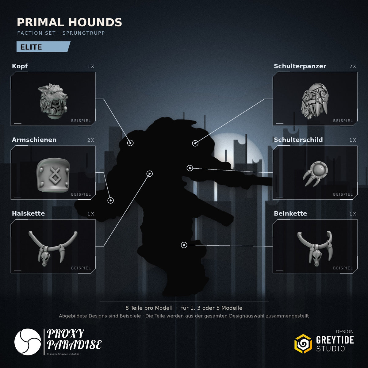 Primal Hounds Faction Set - Sprungtrupp