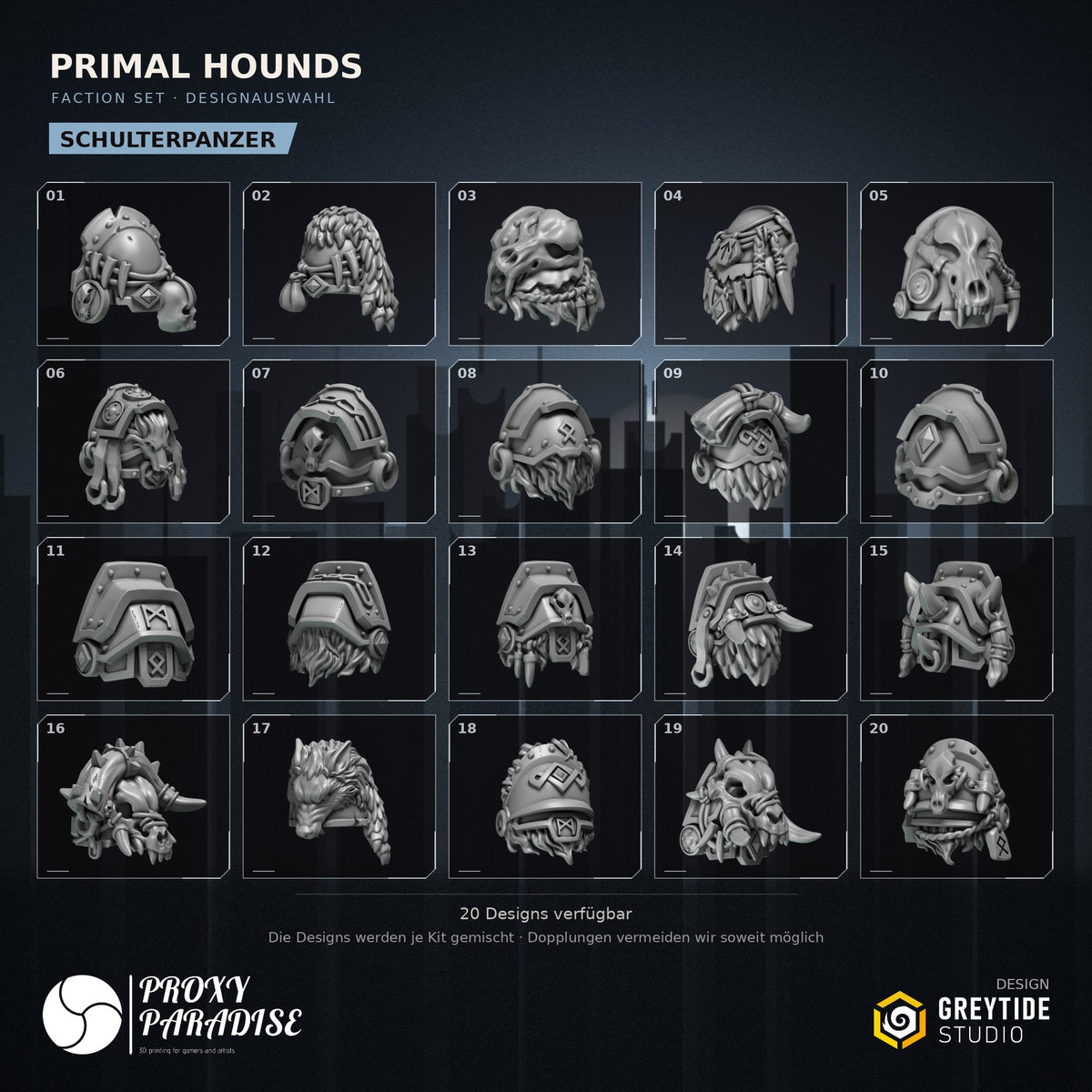 Primal Hounds Faction Set - Linientrupp