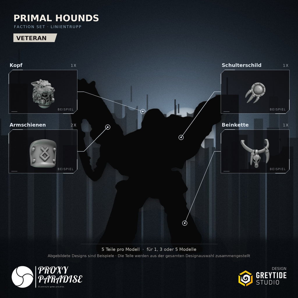 Primal Hounds Faction Set - Linientrupp