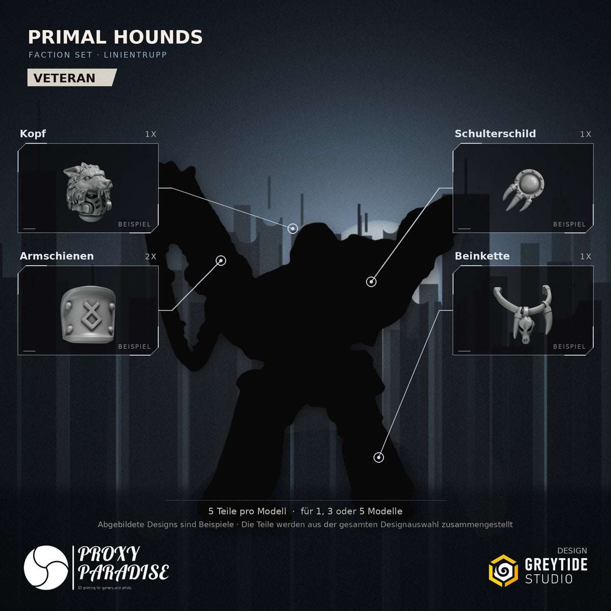 Primal Hounds Faction Set - Linientrupp