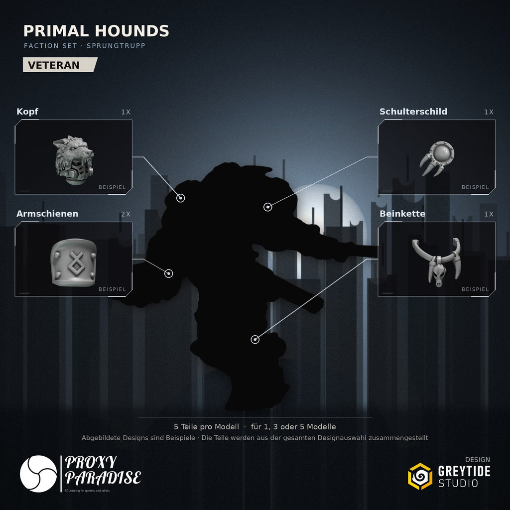 Primal Hounds Faction Set - Sprungtrupp