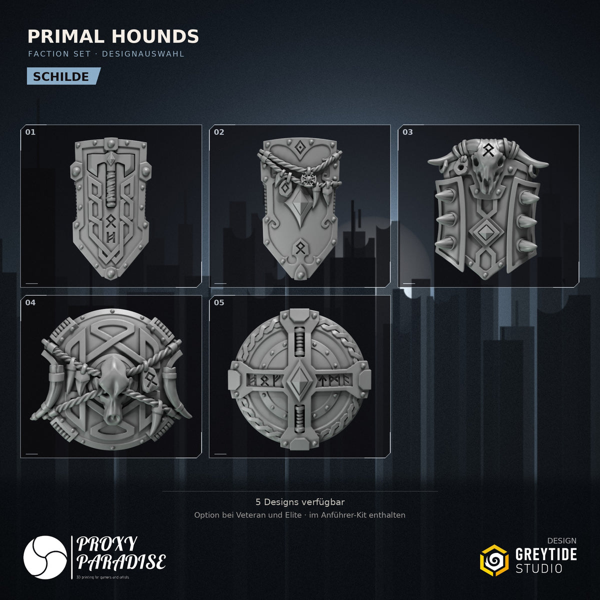 Primal Hounds Faction Set - Veteranen mit Sprungmodul