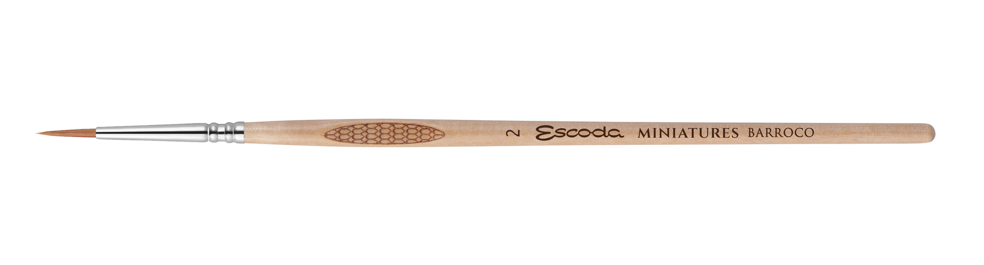 Escoda Barroco Miniaturpinsel Round Pointed Gold Toray