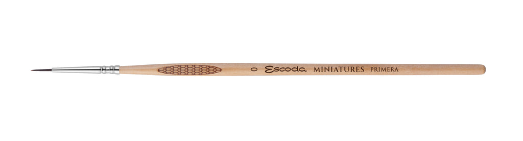 Escoda Primera Miniaturpinsel Round Pointed Teijin Fiber