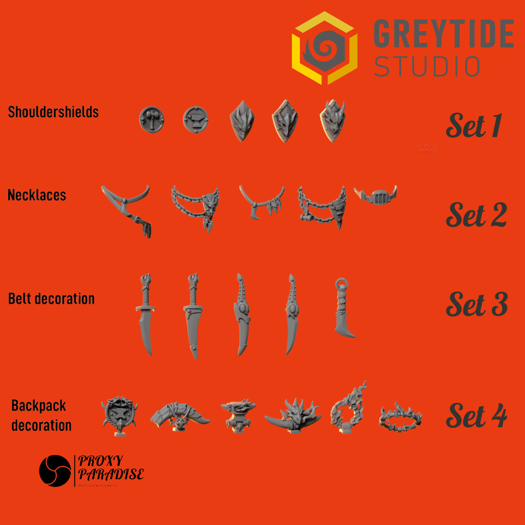 Anvil Wardens Dekoration 40k Salamanders Greytide Studio