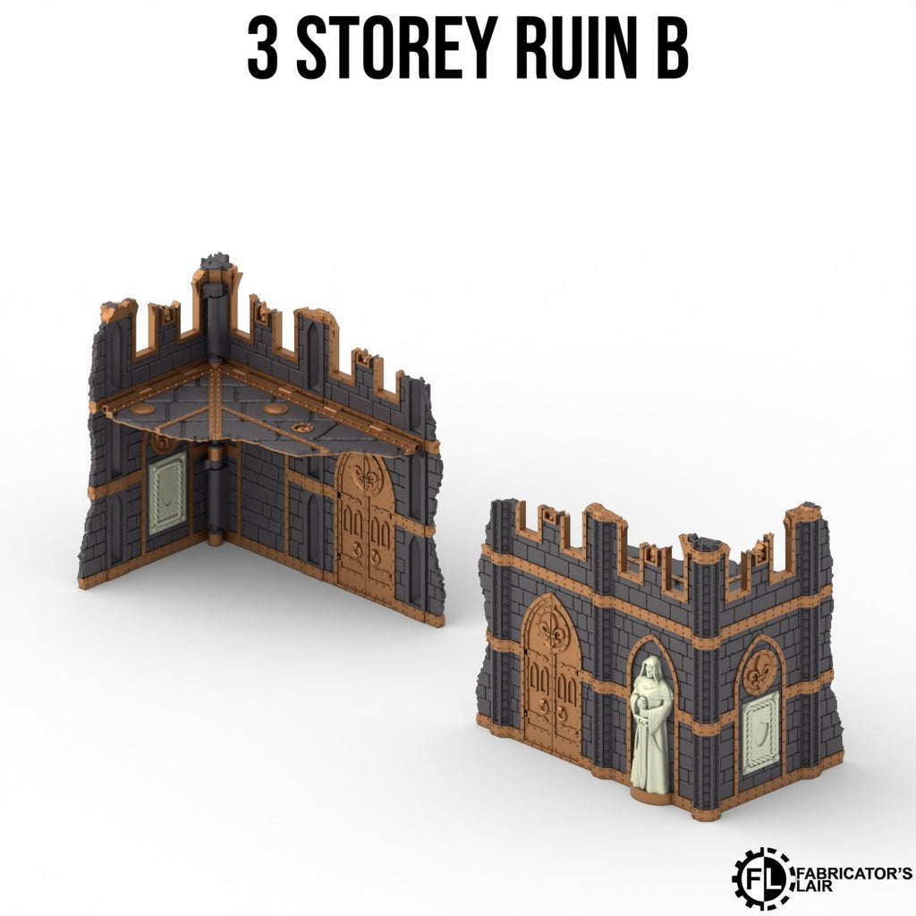 Battle Nun Set - klappbares Gelände – einsetzbar für 11te Edition | Fabricator's Lair