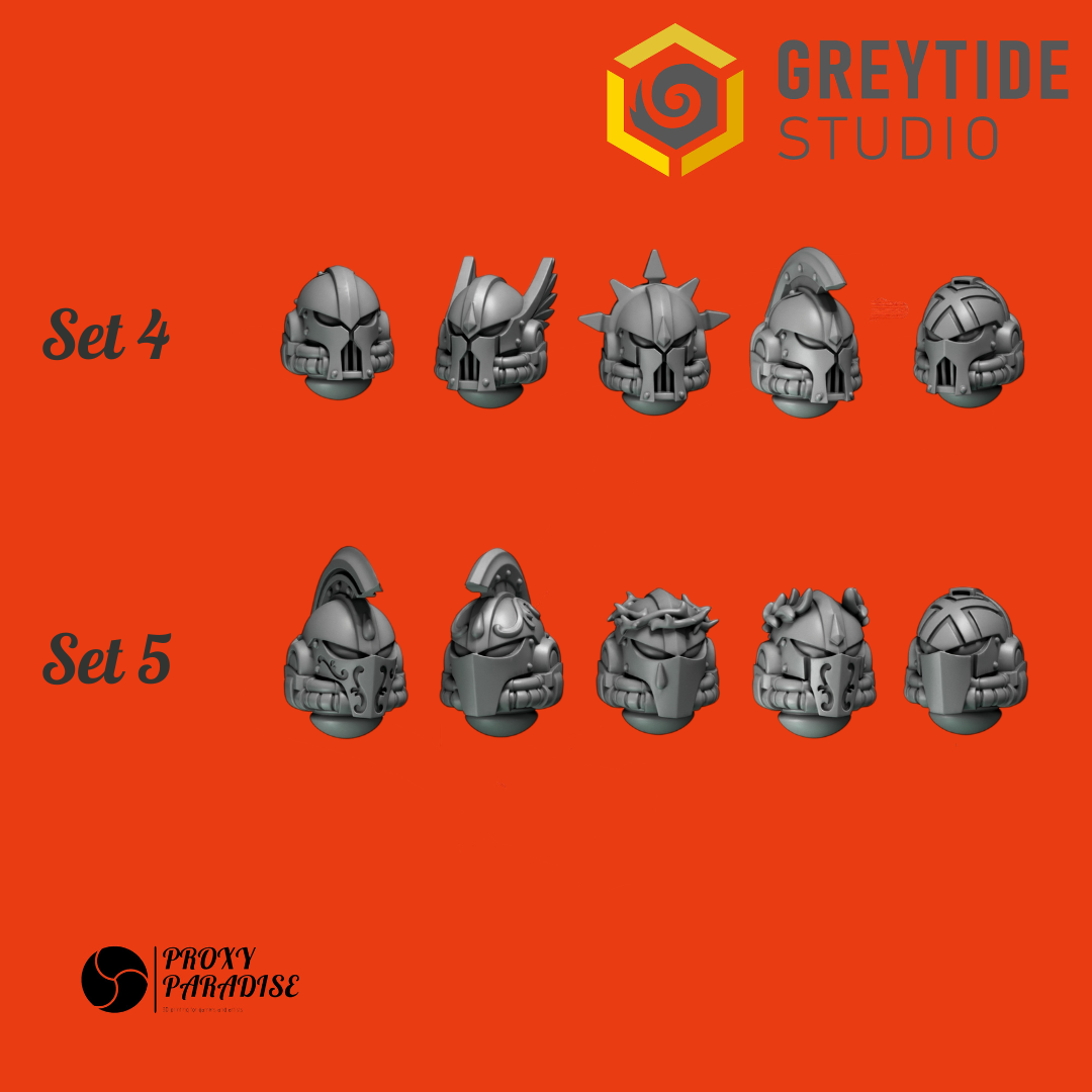 Crimson Lords alternative Köpfe - Umbauset