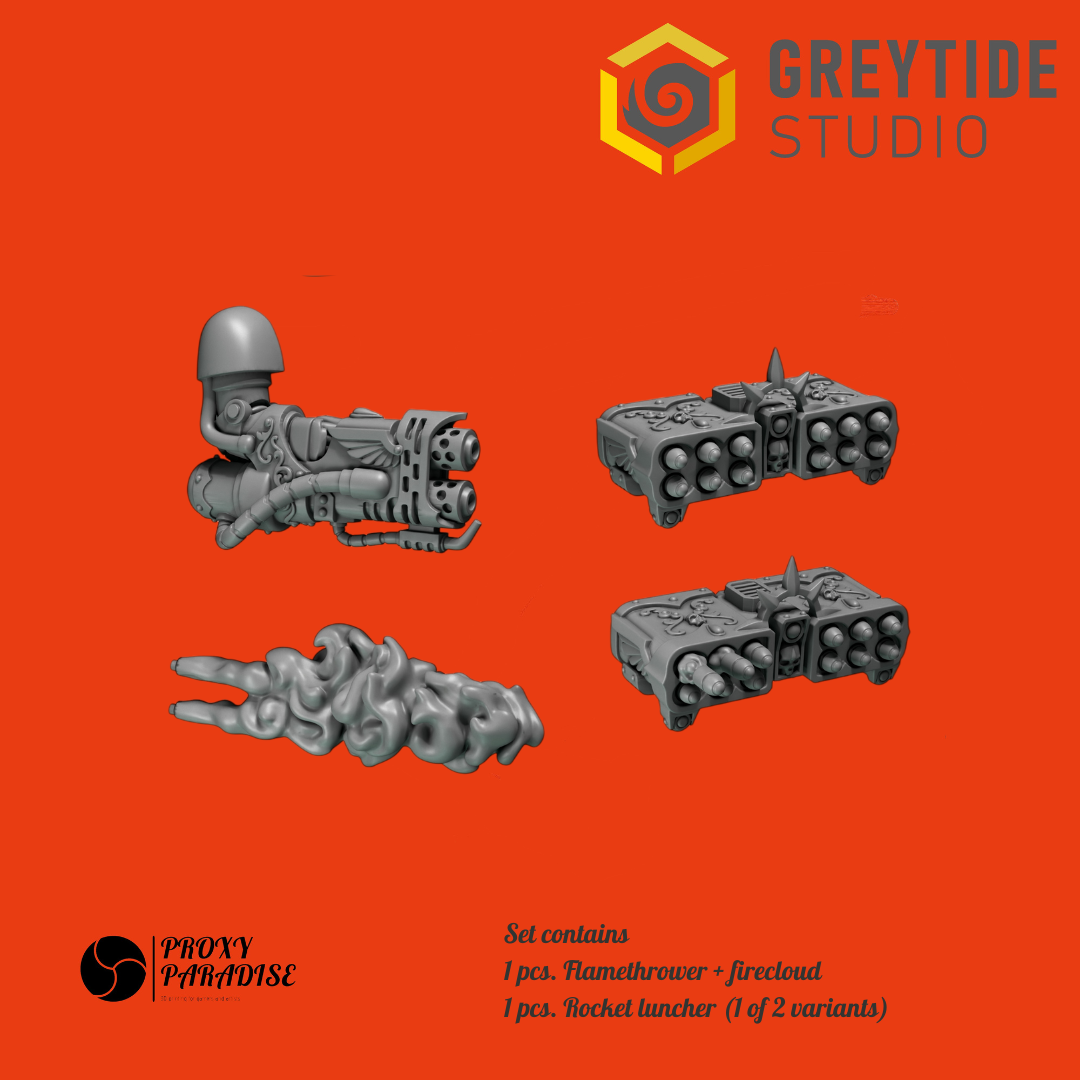 Crimson Lords Heavy Termi Weapons - Umbauset