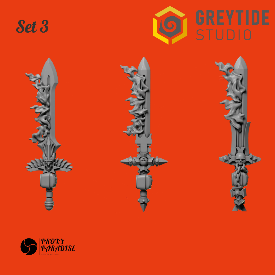 Eternal Cruader Sword Bits 40k burning