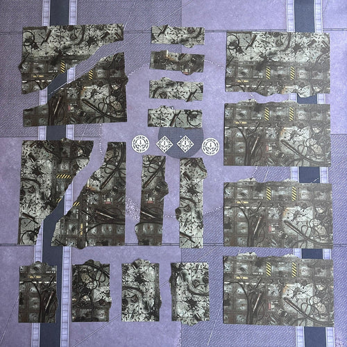 11th Edition Terrain Bases | 16+2 Layout Panels | Tabletop Basics | geeignet für Warhammer 40k
