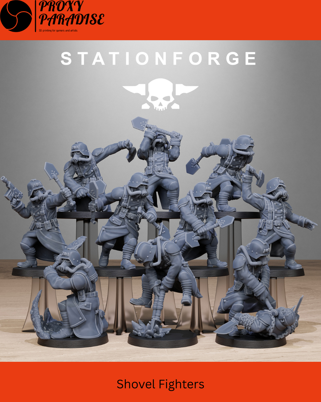 GrimGuard Shovel Fighters - Umbauset by Stationforge