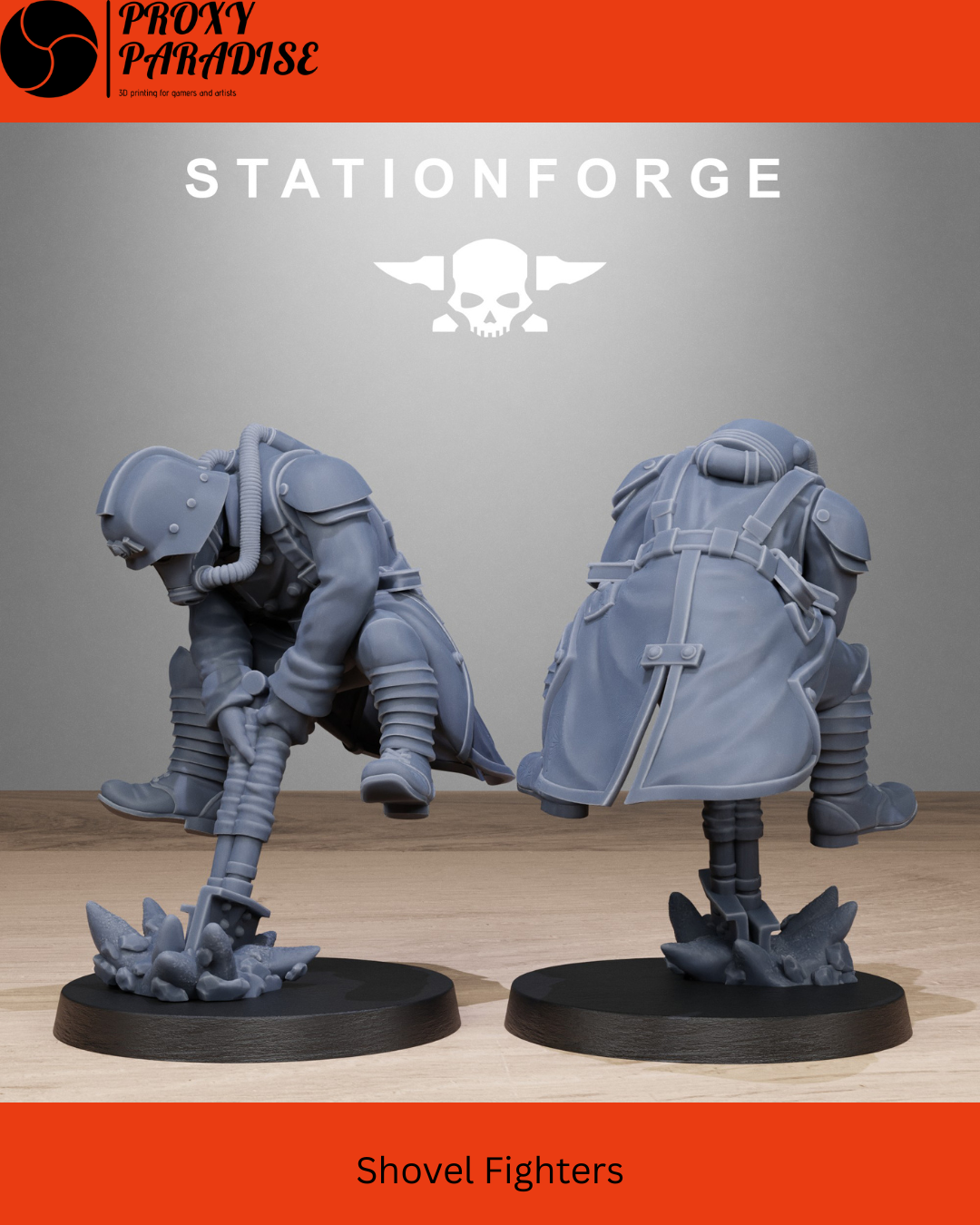 GrimGuard Shovel Fighters - Umbauset by Stationforge