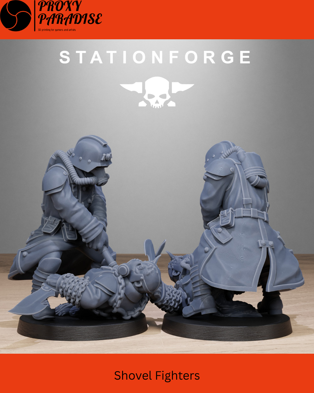 GrimGuard Shovel Fighters - Umbauset by Stationforge