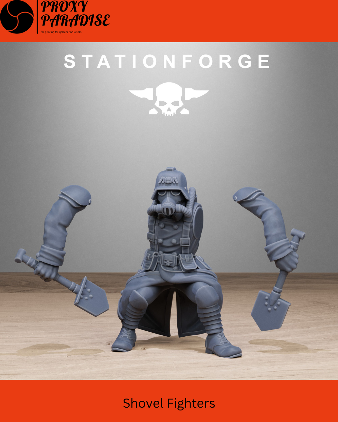 GrimGuard Shovel Fighters - Umbauset by Stationforge