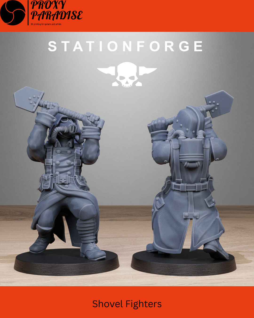 GrimGuard Shovel Fighters - Umbauset by Stationforge