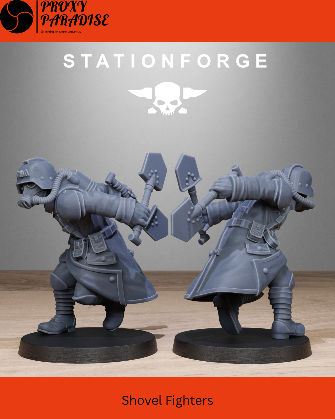GrimGuard Shovel Fighters - Umbauset by Stationforge