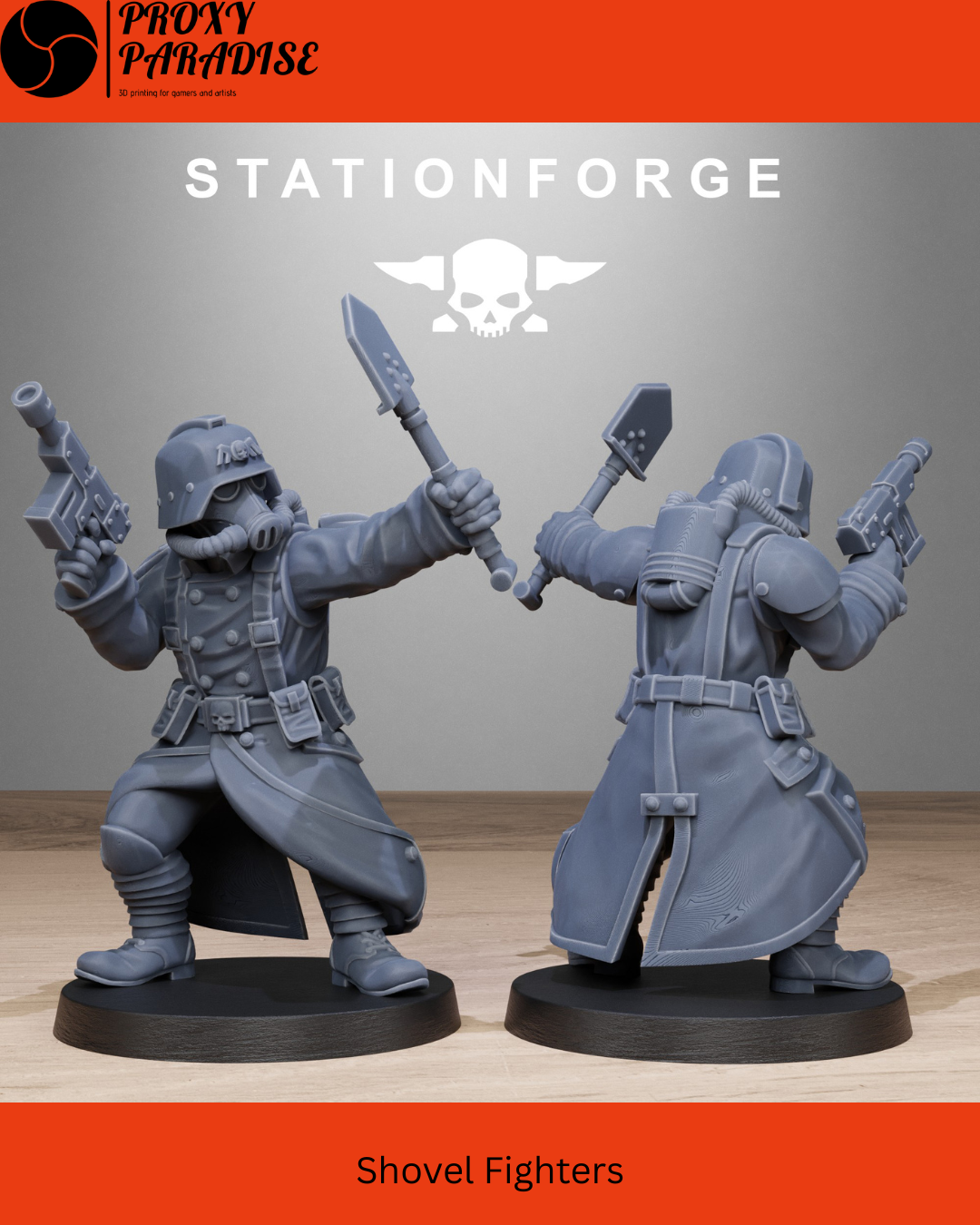 GrimGuard Shovel Fighters - Umbauset by Stationforge