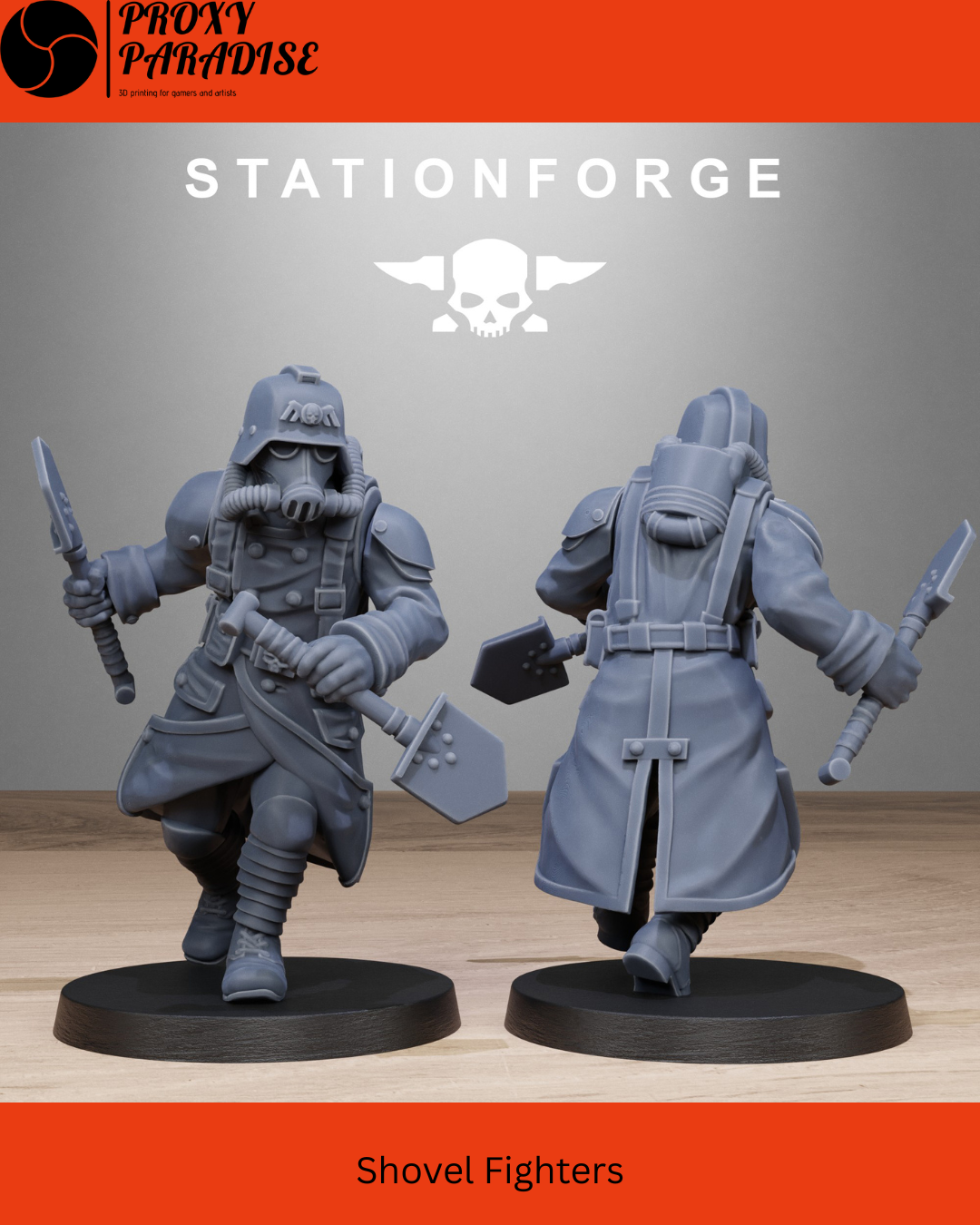 GrimGuard Shovel Fighters - Umbauset by Stationforge