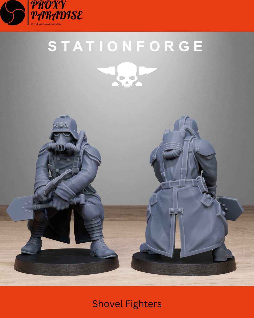 GrimGuard Shovel Fighters - Umbauset by Stationforge