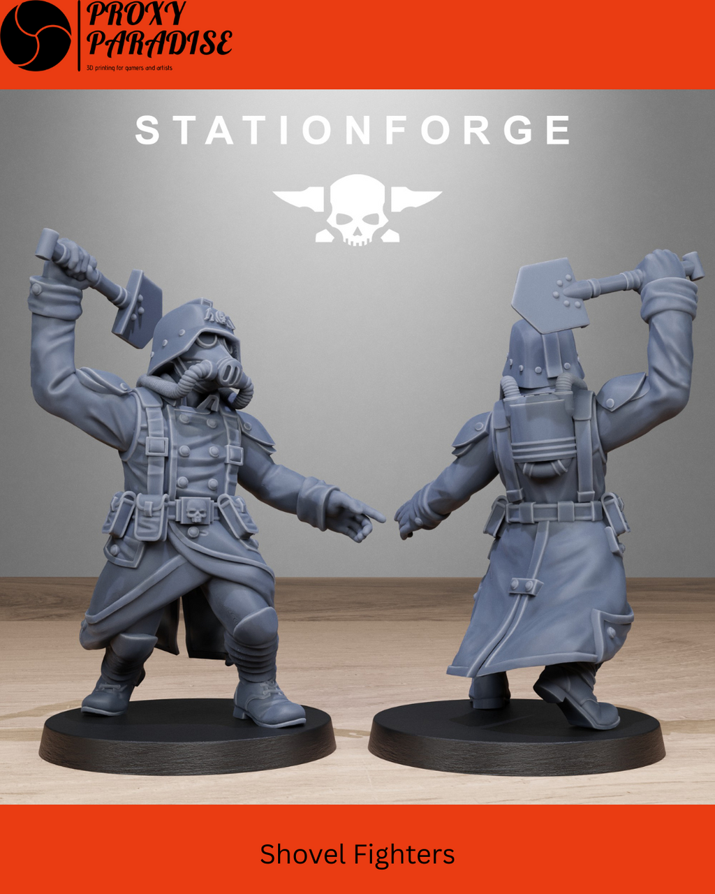 GrimGuard Shovel Fighters - Umbauset by Stationforge