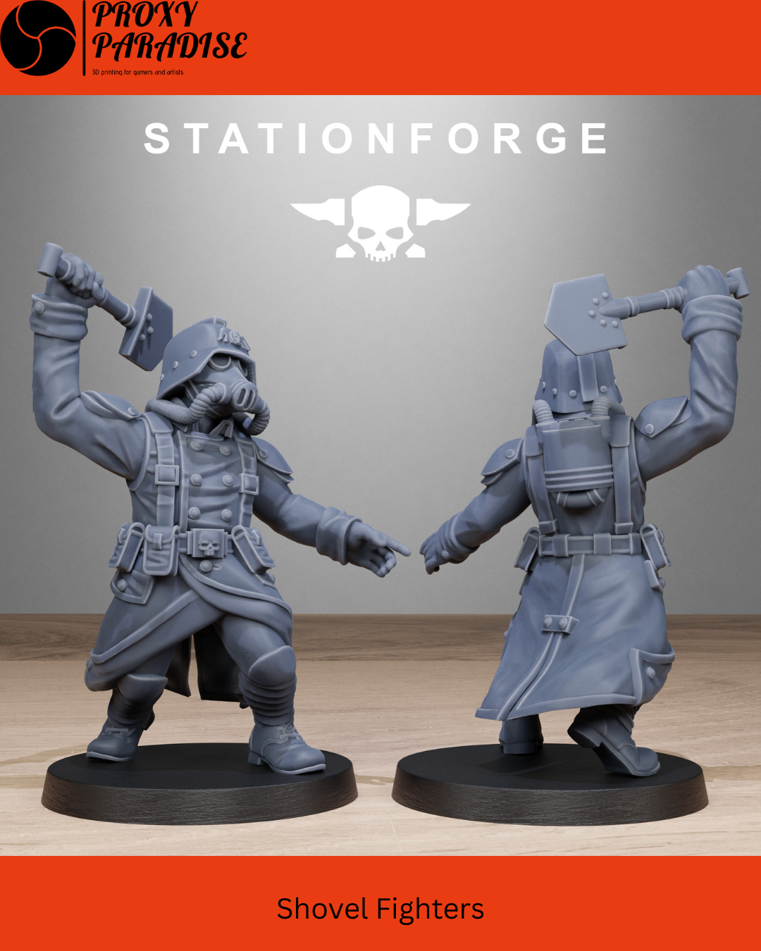 GrimGuard Shovel Fighters - Umbauset by Stationforge