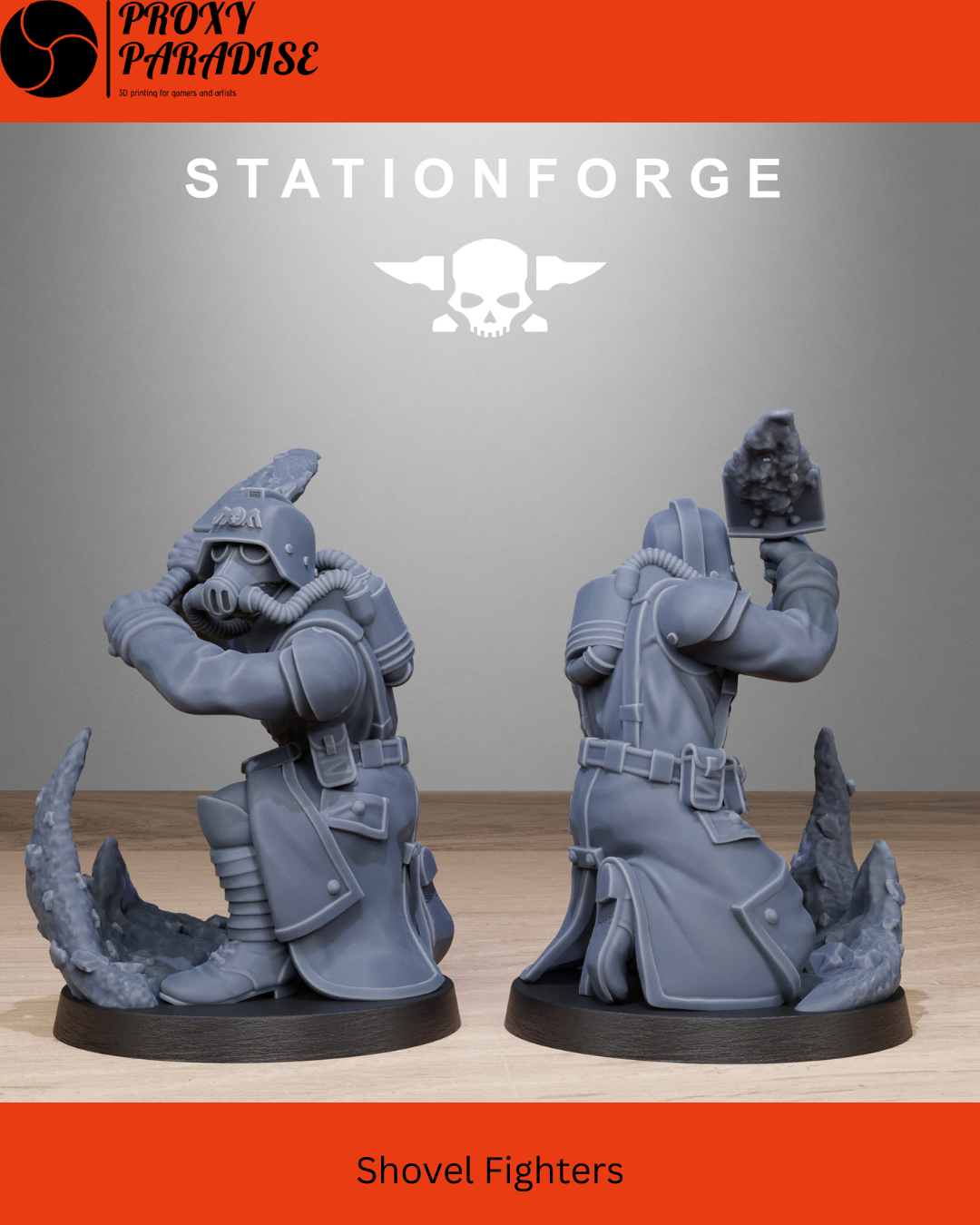 GrimGuard Shovel Fighters - Umbauset by Stationforge